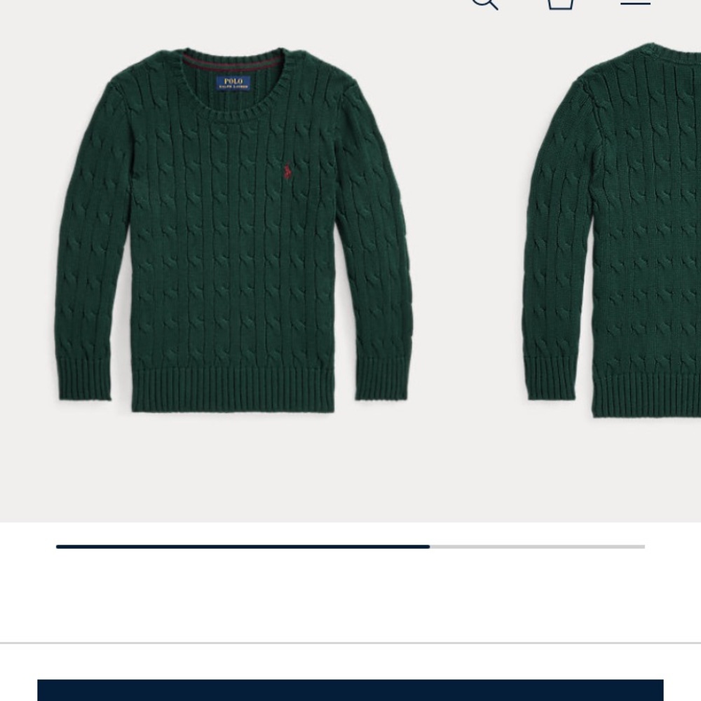 Polo Ralph Lauren cable knit sweater Great condition!